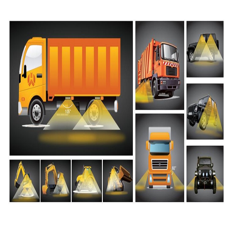 LED-es színjelző lámpa \/ hátrameneti fény \/ biztonsági munkalámpa