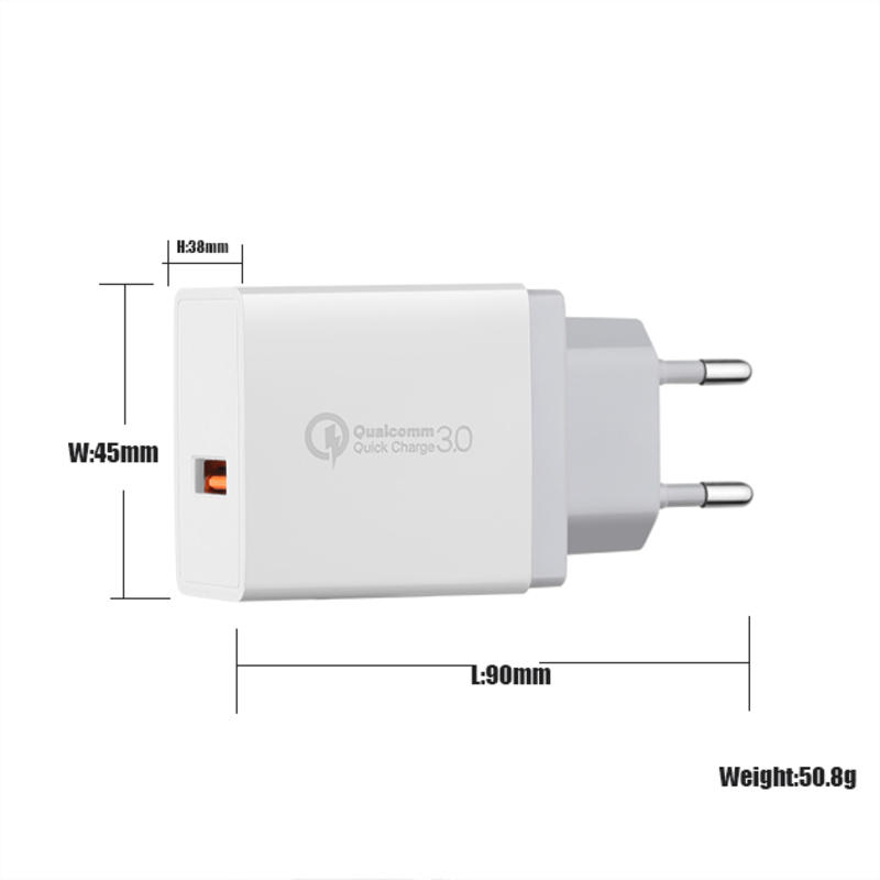 Gyors töltő UK Plug usb fali töltő iPhone UK Plug QC3.0 USB utazási töltőhöz