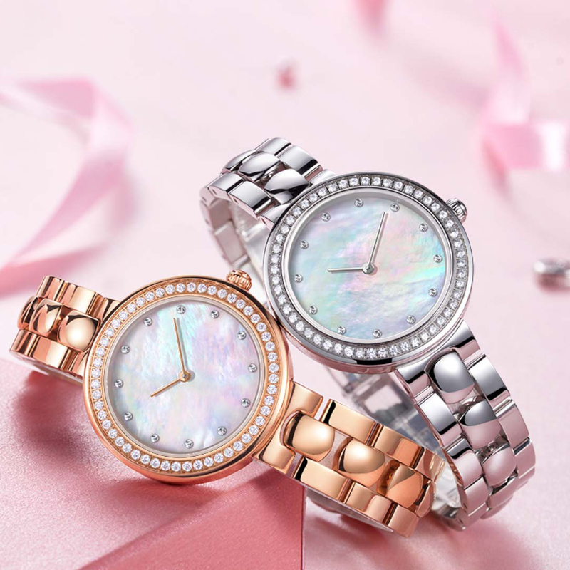 Kristály kvarc óra