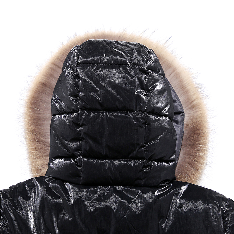 Hölgyek igazi szőrrel ellátott meleg dzseki