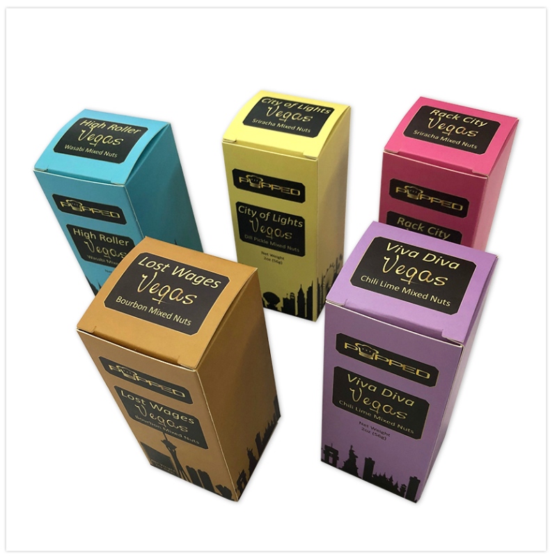 Bevont papírdoboz Egyedi egyedi egyedi doboz ételhez