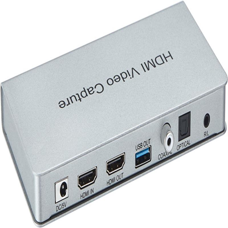 USB 3.0 HDMI videofelvétel HDMI-kimenettel, koaxiális, optikai audióval