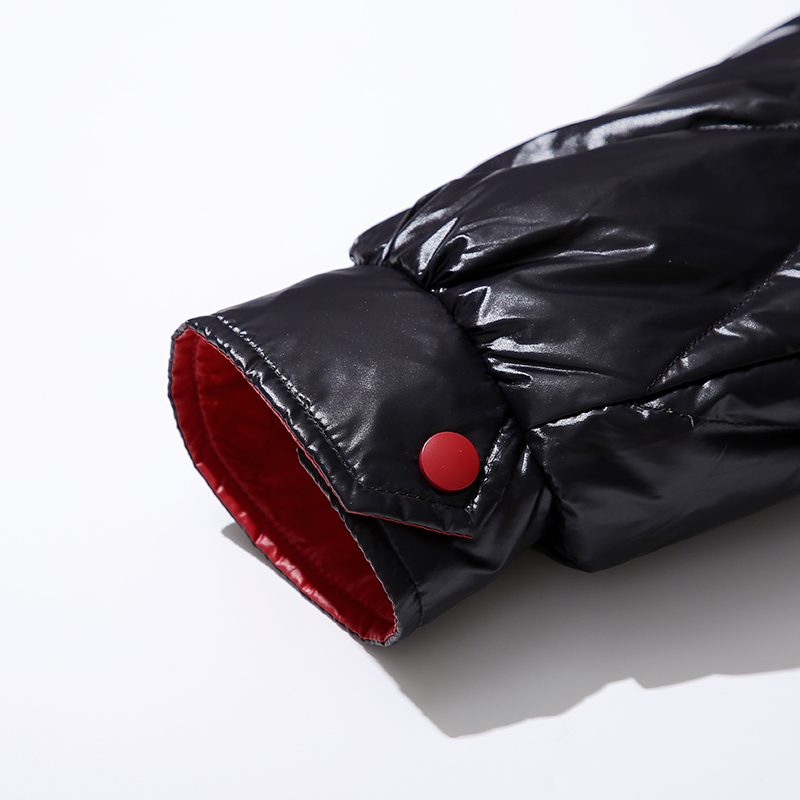 Női kapucnis, hosszú, meleg kabát, levehető csuklyával