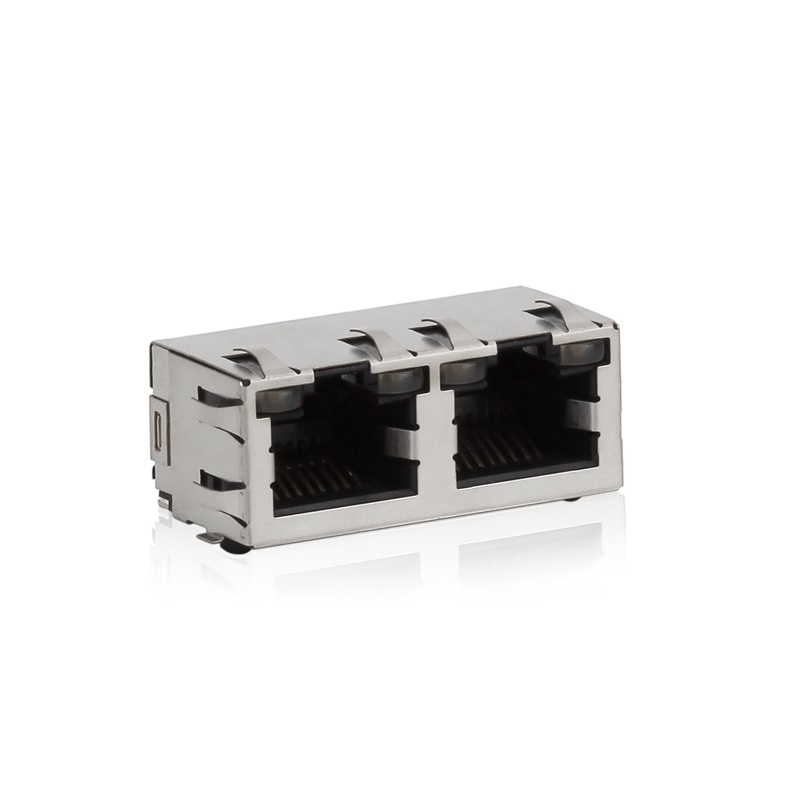 RJ45,1X2, LED, pajzs tok