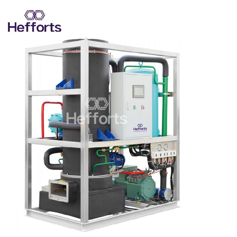 Közvetlen hűtési jégcső gép vegyi hűtésre és halászokra