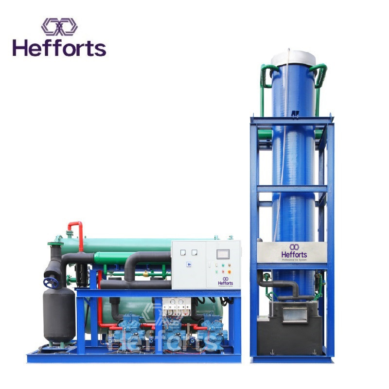 nagy méretű tubus jéggép fagyasztó italokhoz –jég csomagolt az étterembe