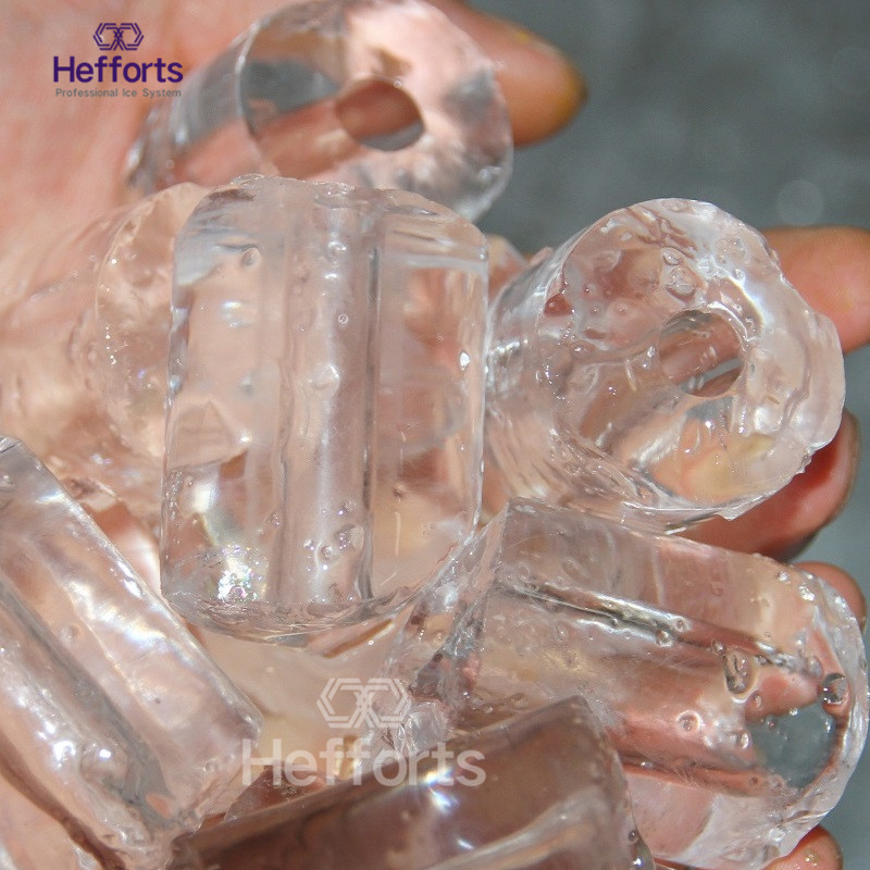 H-M interaktív vezérlőrendszerrel rendelkező ipari 30ton csöves jéggép