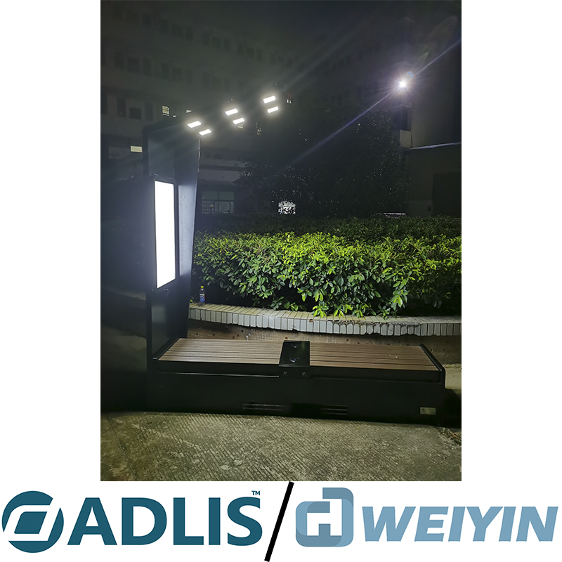 Nagy méretű, kiváló minőségű többfunkciós reklámkijelző napelemes intelligens pad eladó