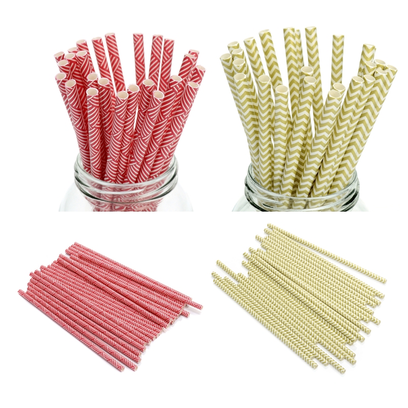 Egyenes papírszalma