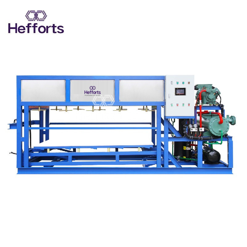 Bitzer kompresszor nagy teljesítményű 5tonnát per 24hrs tömb jéggép