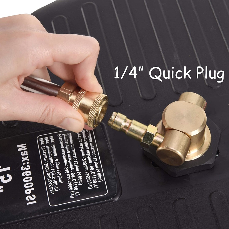 mosógép felületi tisztító rögzítése 1\/4 gyorscsatlakozóval