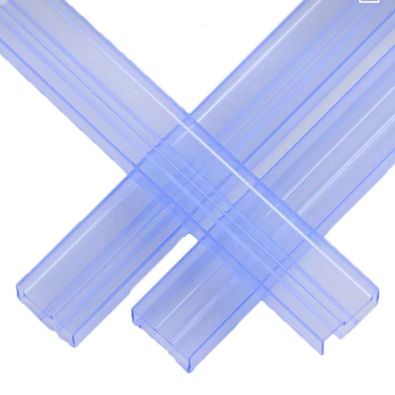 Átlátszó PVC csomagolócső átlátszó elektronikus alkatrészek IC cső