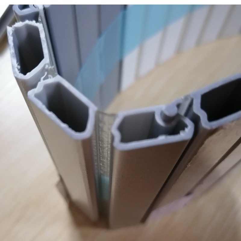 tűzálló PVC redőny léc pvc redőnyök profil koextrudált pvc profil léc a szekrény ajtajához