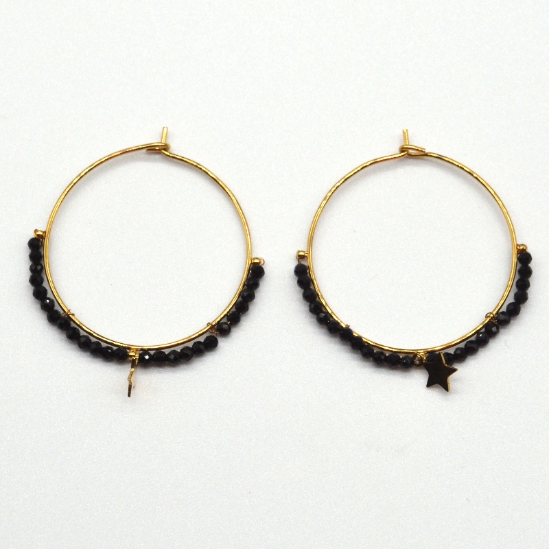 Kerek fülbevalók, kopásgyöngyök, etnikai stílusú, retro, bohém stílusú, körfülbevalók, női stílusú, csillagbohém stílusú, medál, kínai Ruifanbao ékszerfeldolgozó gyár