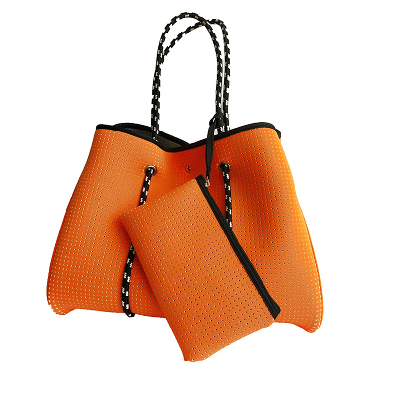 Tartós lager kapacitás strand neoprén tote táska