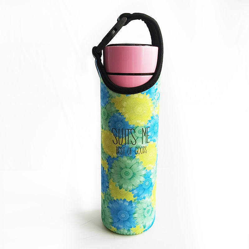 Neoprén sörösüveg hűtőhüvely cipzárral