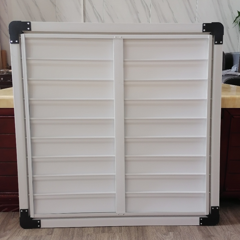 PVC ventilátor redőnyök negatív nyomású elszívó ventilátorhoz üvegházi sertéstenyésztő telephez vagy gyárhoz, hogy friss levegőeltolódást kapjon