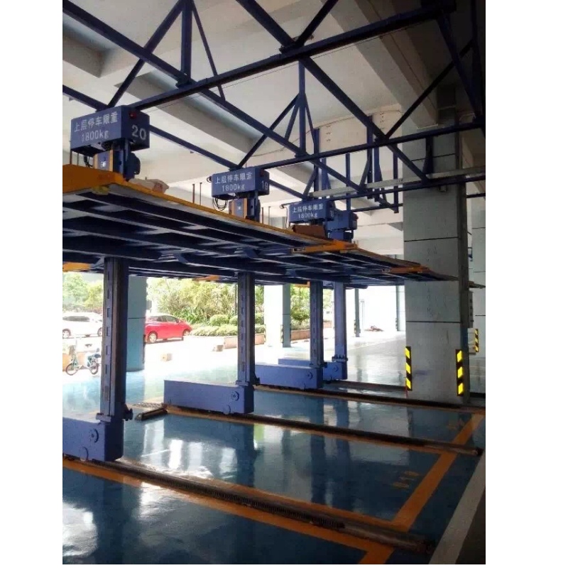 Kína 2 dupla autó emelésével elkerülhetetlen automatikus hidraulikus automatikus autóemelő típusú parkoló rendszer sztereó garázs