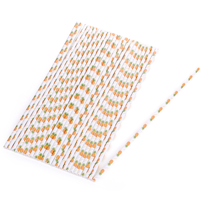 Gyümölcs ananász papír szalma