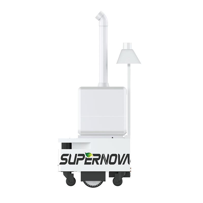 Új technika porlasztó spray Járványellenes légfrissítő fertőtlenítés Mesterséges intelligens spray-sterilizáló robot