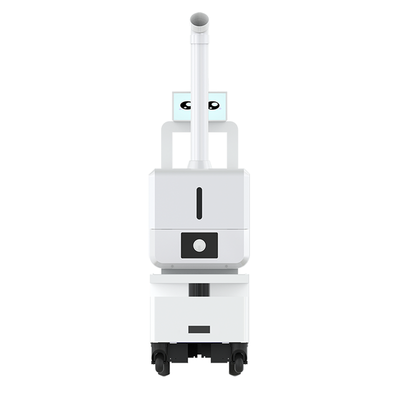 Új technika porlasztó spray Járványellenes légfrissítő fertőtlenítés Mesterséges intelligens spray-sterilizáló robot