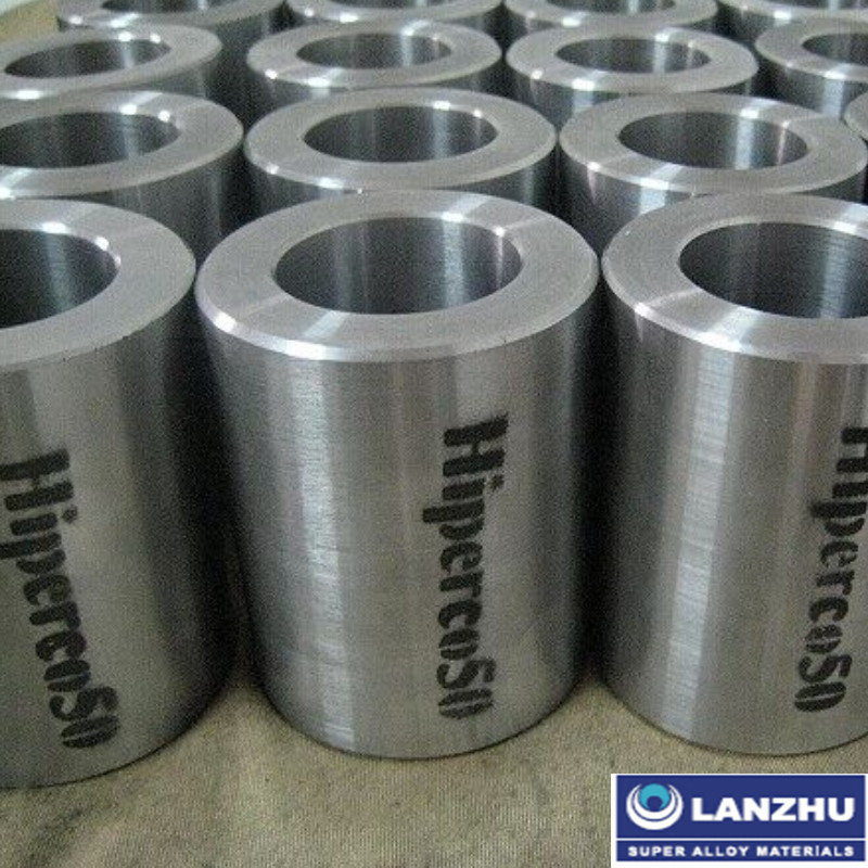 Co50 Alloy Bár, precizitást, cső, kovácsolás, precíziós öntés, 3D fémpor (Hiperco50, Permendur, 50КФ)