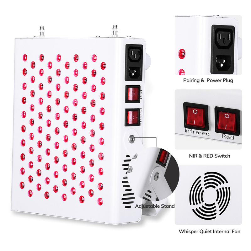 RDS500 Legjobb otthoni vörös fényterápia az arc közeli infravörös fényterápiájához 850 nm-es FDA orvosi eszközök közvetlenül a kínai gyárból