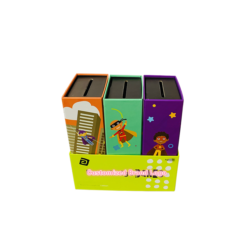 Malacka Bank for Kids 3-in-1 Money Box Made of Cardboard