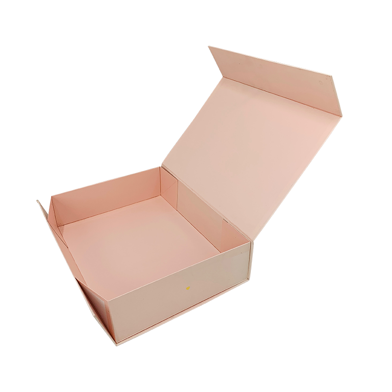 1011YSS papír csomagolódoboz ajándék rózsaszín összecsukható díszdobozhoz