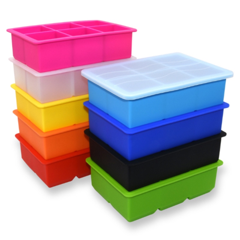 Szilikagél jégrács 8 rácsos jégrács modell 8 rácsos jégrács fedéllel