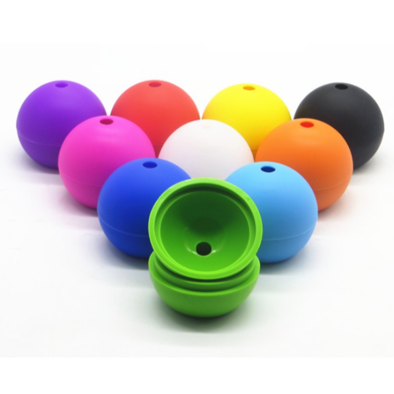 Szilikon jégkorong szilikon jégkorong penész 6 cm-es nagy jégkorong helyszínen kerek jégkorong penész többszínű opcionális jégkészítő penész