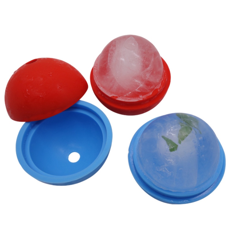 Szilikon jégkorong szilikon jégkorong penész 6 cm-es nagy jégkorong helyszínen kerek jégkorong penész többszínű opcionális jégkészítő penész