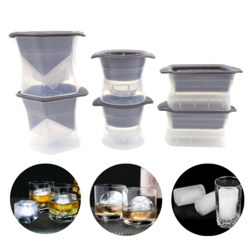 Műanyag jégkorong szilikon penész műanyag gyorsfagyasztott jégkorong kerek gyorsfagyasztott szilikagél jégkorong forma