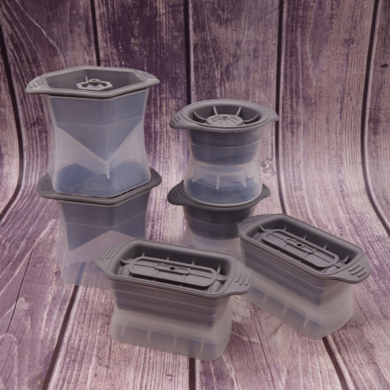 Műanyag jégkorong szilikon penész műanyag gyorsfagyasztott jégkorong kerek gyorsfagyasztott szilikagél jégkorong forma