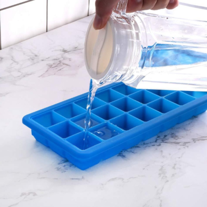 Szilikagél 21 jégrácsos háztartási jégtömb 21 tok fedőformával, fagyasztott kiegészítő élelmiszer dobozos jégrács címkével testreszabható