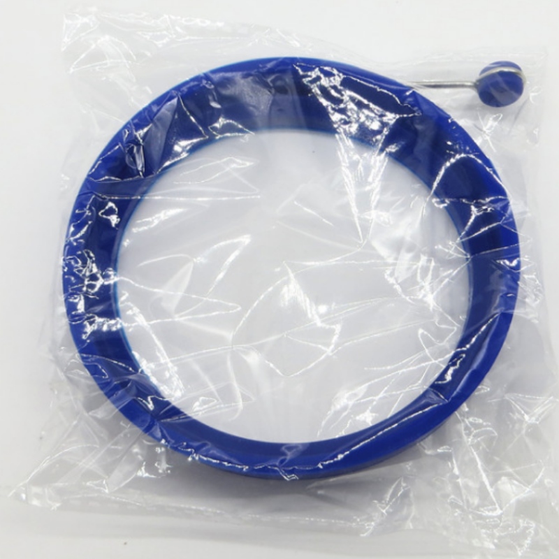 Szilikon kerek omlett fogantyú szilikon omlett DIY penész tasak tojás szilikon tojás gyűrű