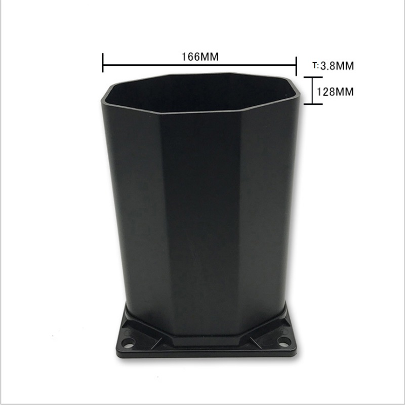 Egyedi PVC műanyag, oktagonális cső kiegészítő cső strandzuhanyzó berendezéshez