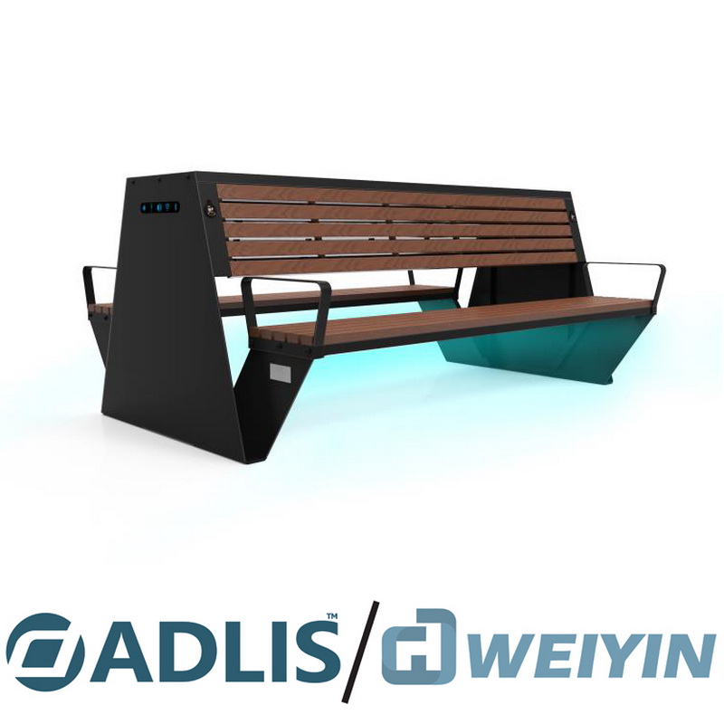 Vezeték nélküli töltő Smart Wifi többfunkciós kiváló minőségű kültéri intelligens napelem