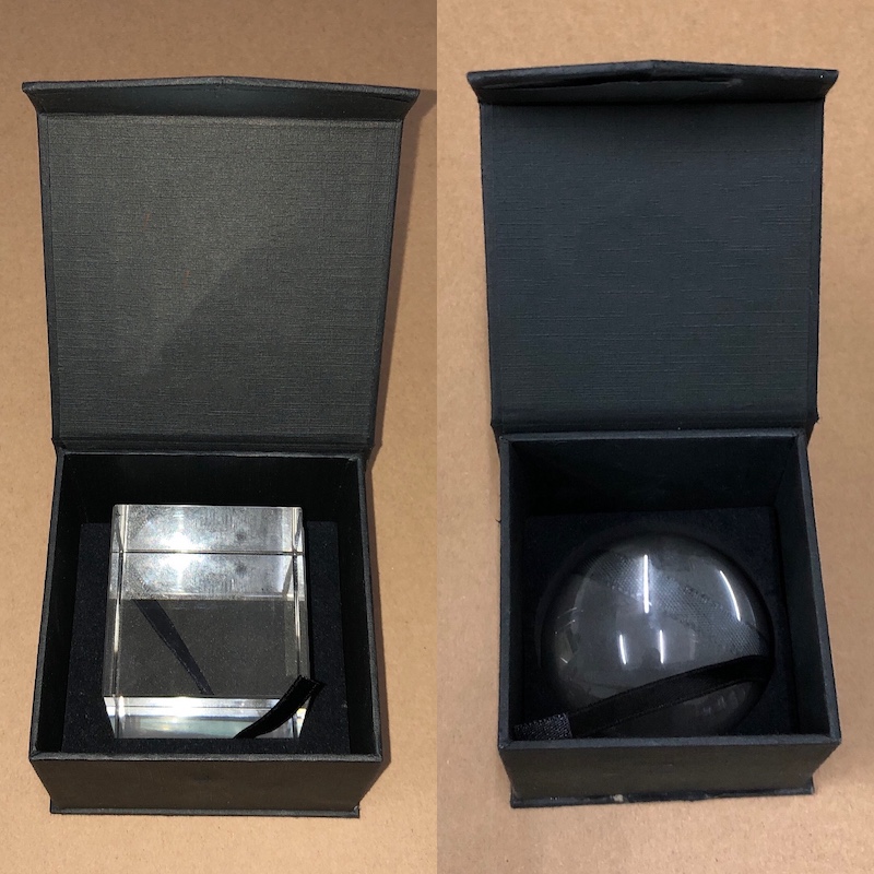 Ajándékdoboz kompakt tükröknek, papírdoboz a kocsikulcsoknak