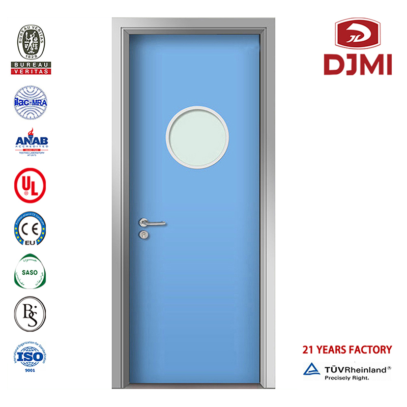 Olcsó fa osztálytermi kórházi hálószobához testreszabott laminált MDF fa ajtó, testreszabott fa a betegszoba furnérjában laminált fa ajtó