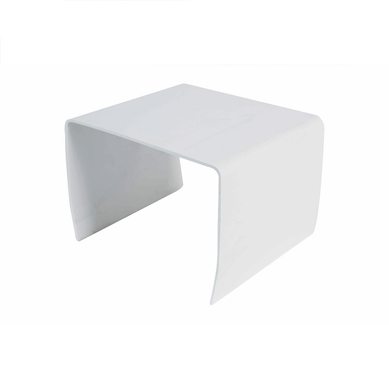 Egyedi PVC műanyag profil extrúziós szögletes cső vízesések lépcsőjéhez PVC műanyag vízfüggöny barázda