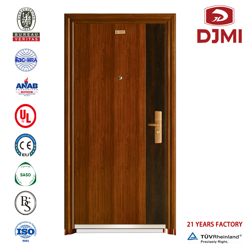 Brand New Puerta Hierro American Panel Nigéria Exterior Steel Door Eladja Puertas De Hierro Forró értékesítési High Quality American Panel Nigéria Külső Ajtó Biztonságos Acélszoba Ajtók