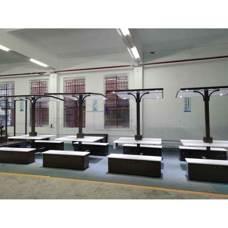 High QualityWireless Charking Unique Design Urban Street Smart Outdoor Furniture Solar Table