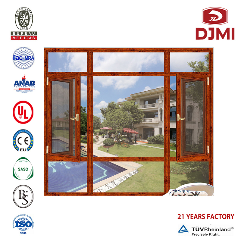 Új formatervezésű francia stílusú vak belső dupla üveg víz- és hangszigetelő ablak