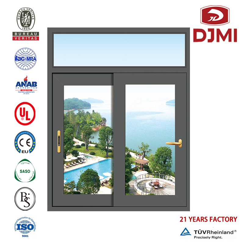 Új Design Fly Screen Aluminium Alloy Frame Windows Brand New Commercial Grade Sound Proof Glass Sluing Windows Hotel Windows Hot Exchange with S Security Mesh Glass Windows