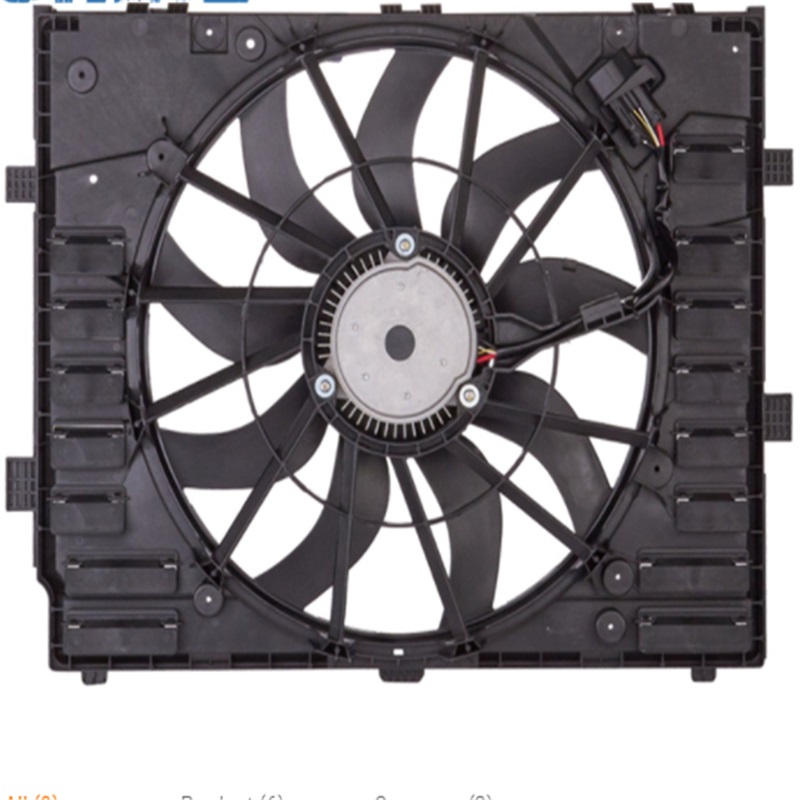 7P0121203K Auto Motor Sugárzó Hűtő VW Touareg számára