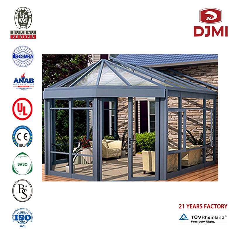 Az új Design Sun Room House Temperált Üveg Best Seller Napszoba Új Nappalota Alkonyat Alumínium Patio szoba Üveg Alumínium Napszobák Forró eladás Napsütés Sunshade Napszoba Laminált Üveggel