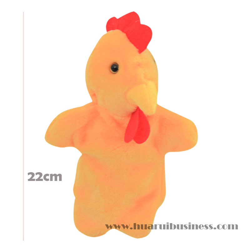 Kézi bábú tehéntigris leopárd panda oroszlán jegesmedve konyhai pingvin ajándék baba bemutatja játék promóciós terméket