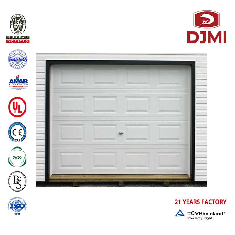 Többfunkciós fehér színű hengeralumínium árak Két Garage Door Professional Vertical Aluminium Rolling Manuel Best Electric Up and Over Garage Doors New Design Powder Coating Automata Door Roller Garage Doors