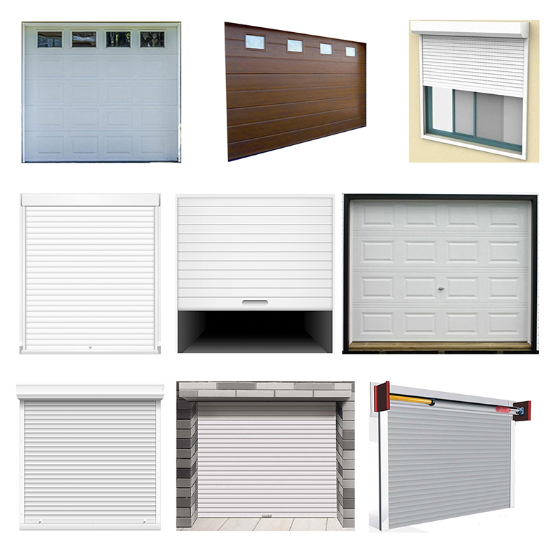 Többfunkciós fehér színű hengeralumínium árak Két Garage Door Professional Vertical Aluminium Rolling Manuel Best Electric Up and Over Garage Doors New Design Powder Coating Automata Door Roller Garage Doors
